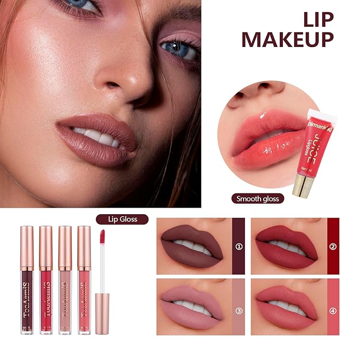 Makeup Kit for Women Full Kit, Professional Makeup Kit for Teens or Adult, All in One Makeup Sets Include Eyeshadow Palette Lipstick Concealer Foundation Mascara Loose Powder Etc