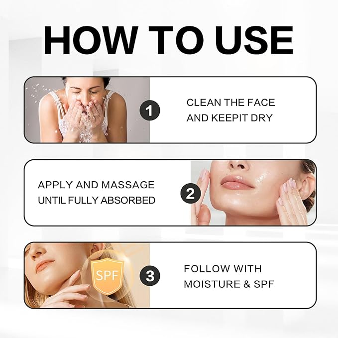 Super Vitamin C Serum 2 Pack, Anti-Aging Facial Serum with Vitamin C, Hyaluronic Acid, Vitamin E & Peptides, Hydrating Brightening Formula for Fine Lines, Wrinkles & Dark Spots