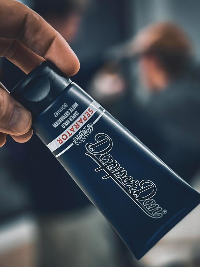 Dapper Dan Super Strong Hold Separator, For Short to Medium Length Styles, Creates Texture & Seperation, A Matte Finish Styling Cream For Natural Finish 2.71 fl oz