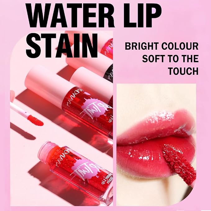 AWCCXMYM 2Pcs Lip Stain Lip Tint Stain Nude Gloss