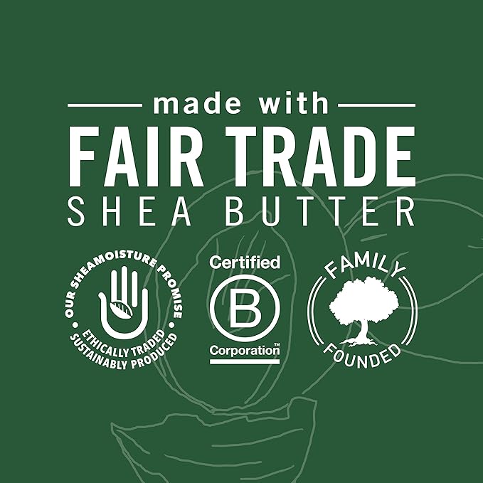 SheaMoisture Beard Wash & Beard Detangler Set - Fair Trade Organic Shea Butter, Coarse Hair, Men's Grooming, Scented, 2 Piece Set