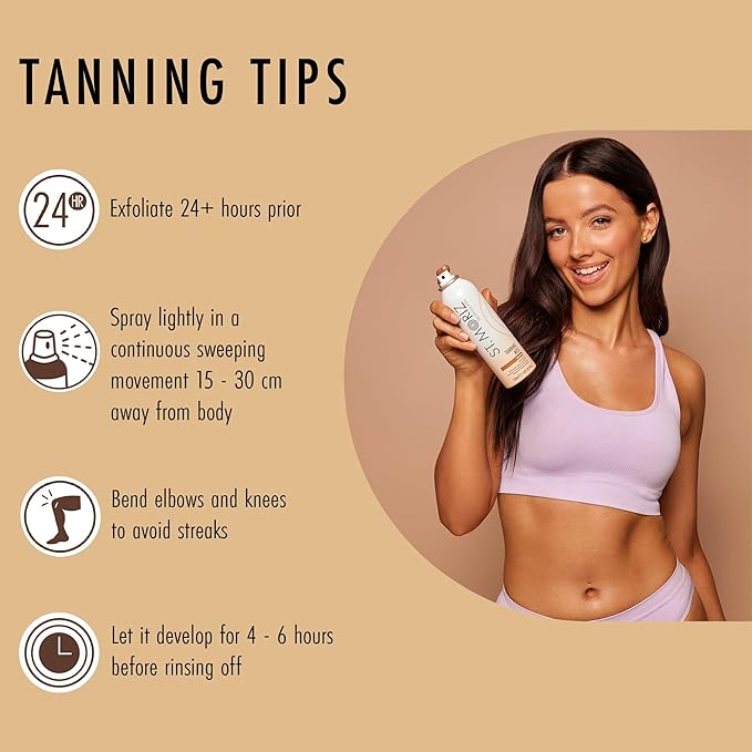 St Moriz Professional Instant Tanning Mist with Aloe Vera, Vitamin E, Fast Drying Vegan Fake Tan, Medium | 150ml