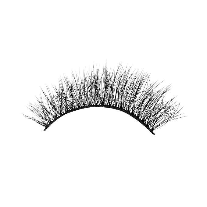 Pooplunch False Eyelashes Strips Cat Eye Wispy Lash Natural Fluffy Short Volume Faux Mink Fake Eye Lashes 7 Pairs Pack