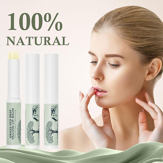 Tallow Lip Balm, Natural Lip Balm,