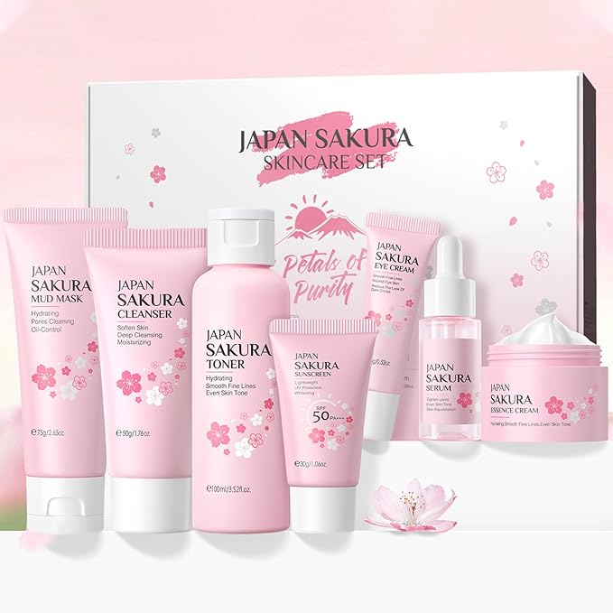 Skin Care Set JAPAN-SAKURA Women Beauty
