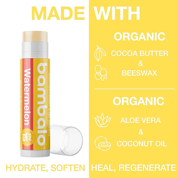 4-Pack Watermelon SPF 15 Lip Balm