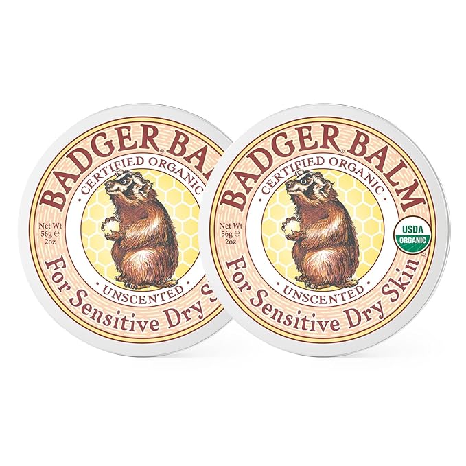 Badger - Unscented Dry Skin Balm,