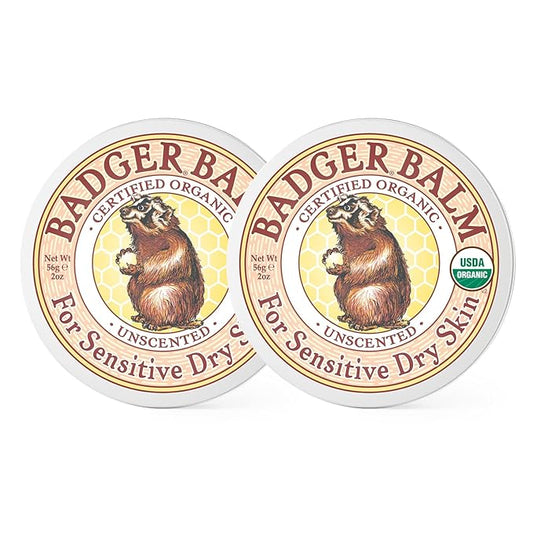 Badger - Unscented Dry Skin Balm,