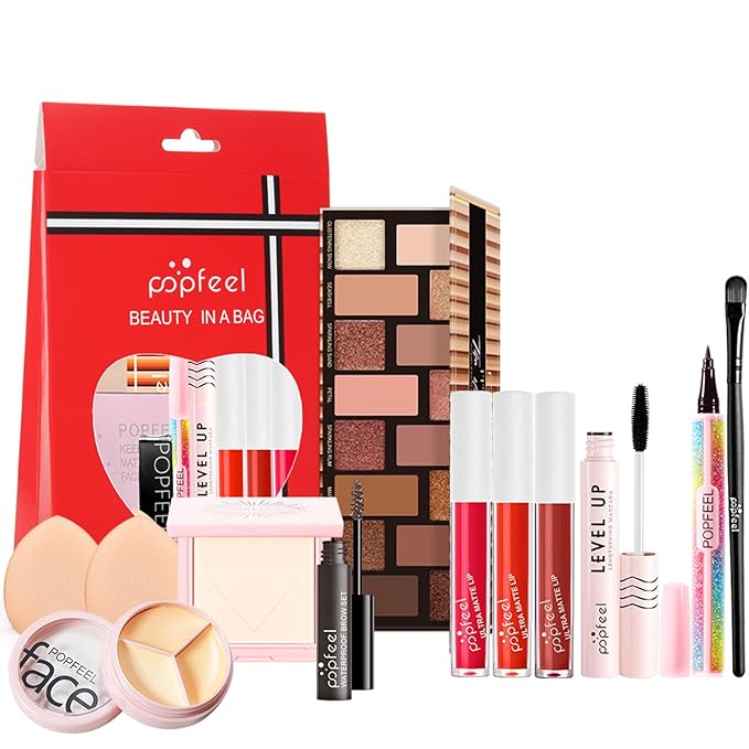 All-in-one Holiday Makeup Gift Set | Full Makeup