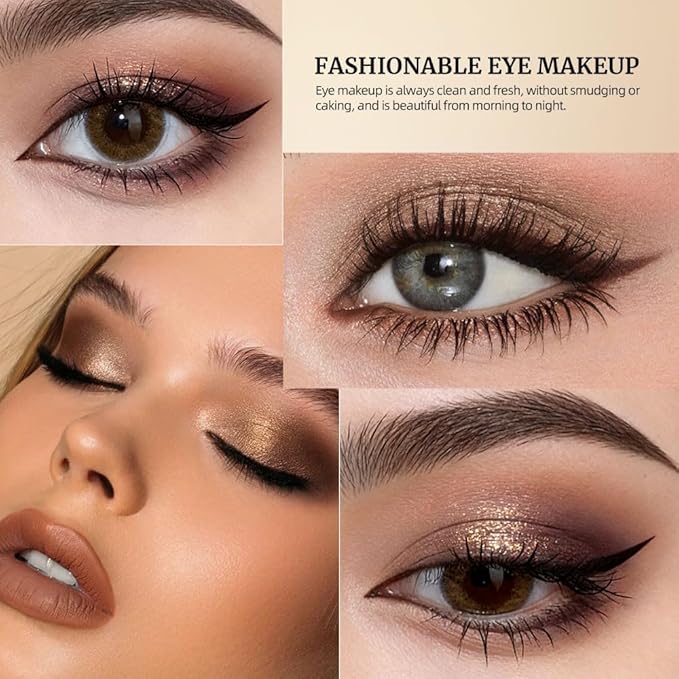Cool Taupe Grey Nude Eyeshadow Palette – 6 Matte & Shimmer Shades, High-Pigment Blendable Long-Lasting Smokey Eye Shadow for Natural Everyday Makeup, Soft Glam & Mature Eyes, Paleta de Sombras de Ojos