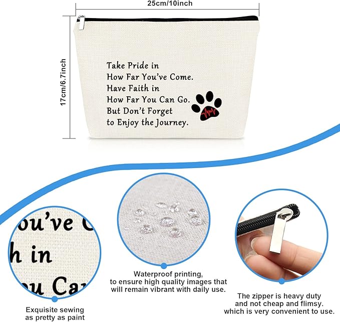 Vet Tech Gifts Veterinarian Gifts Makeup Bag New Veterinary Medicine Graduation Present Travel Cosmetic Bag Christmas Birthday Present for Veterinarian Veterinary Technician Toiletries Pouch