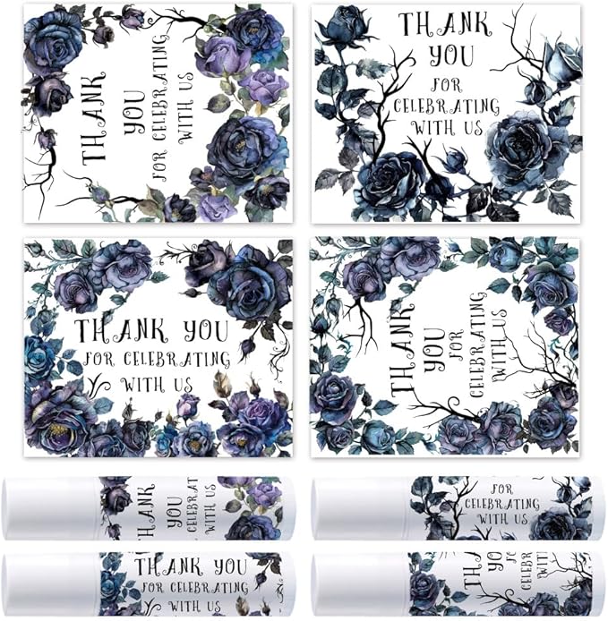 OLYCRAFT 100Pcs Self-Adhesive Lip Balm Tag Wrapping