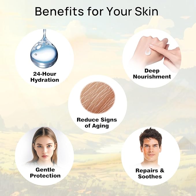 Beef Tallow for Skin 4 OZ, Natural Unscented Tallow and Honey Balm, Grass Fed Beef Tallow for Face and All Skin Types