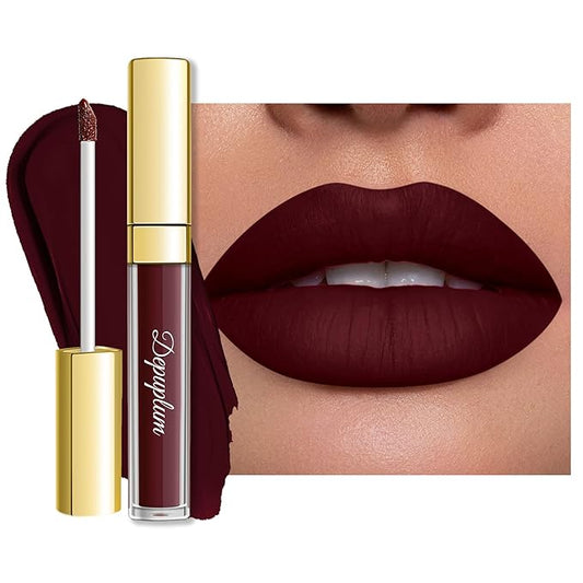 Depuplum Brown Lipstick Matte for Women SuperStay Long Lasting Lipstick Smudge Proof No Transfer Liquid Lipsticks, Cruelty Free Lip Makeup,DM33 Maduro Love