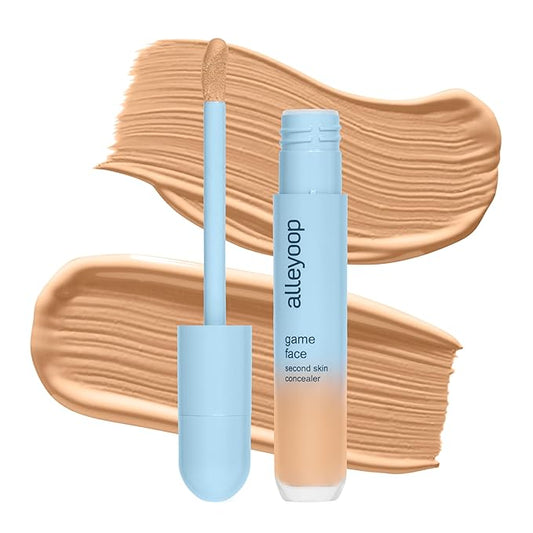 Alleyoop Game Face Concealer Makeup, Lightweight to Medium