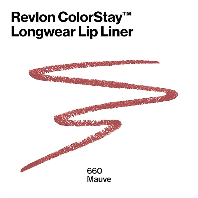 REVLON Lip Liner, Colorstay Lip Makeup with Built-in-Sharpener, Lip 01 oz