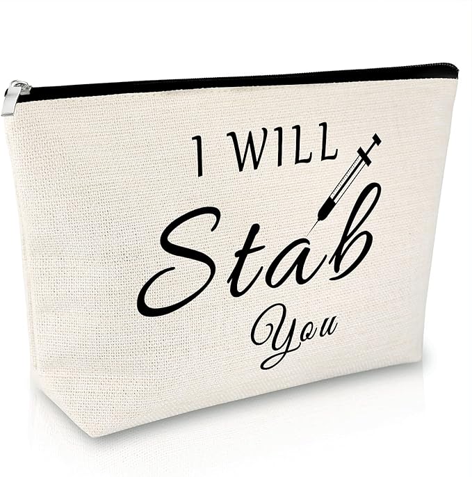 Sfodiary Nurse Appreciation Gifts Makeup Bag Nursing School Graduation Gifts for Nursing Students Nurse Practitioners Birthday Christmas Nurse Week Present Travel Cosmetic Pouch