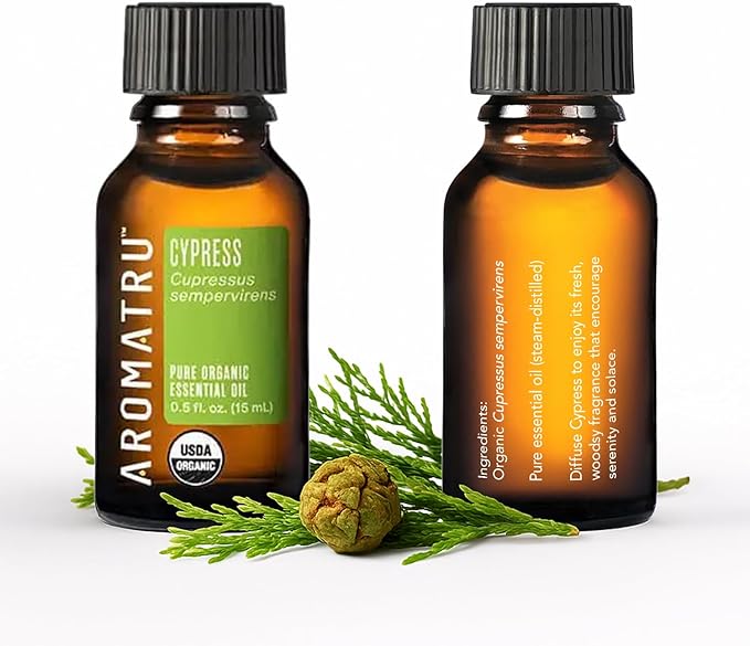 Elevate Essential Oil Kit – Indian Frankincense, Balsam Fir, Juniper, and Cypress – Organic & Wildcrafted – ISO Certified – No Synthetic Fillers – Ethically Sourced