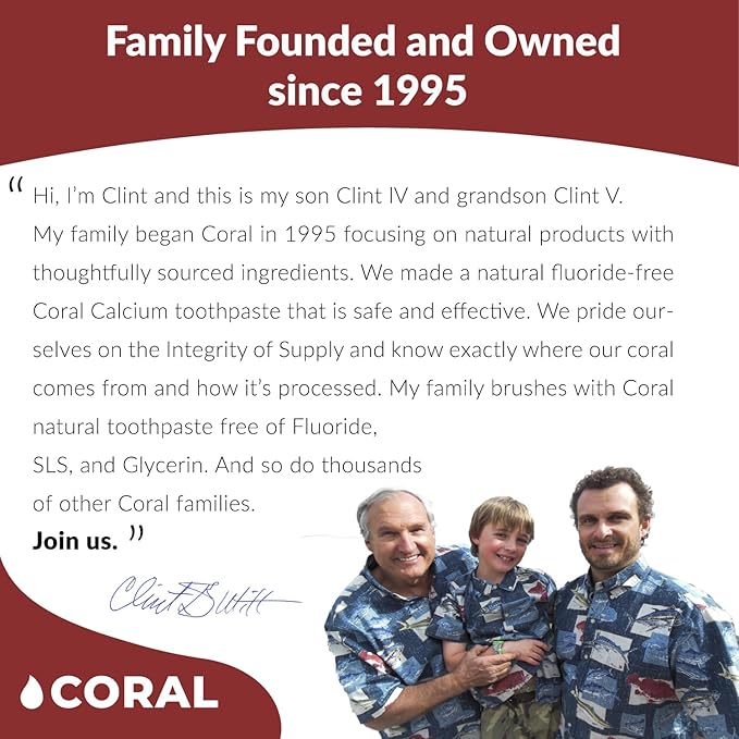 Coral Nano Silver Foaming Toothpaste – Fluoride Free Natural Remineralizing Tooth Foam – Whitening, SLS & Glycerin Free with Xylitol & Coral Calcium – Cinnamon Flavor (4oz, 3-Month Supply)