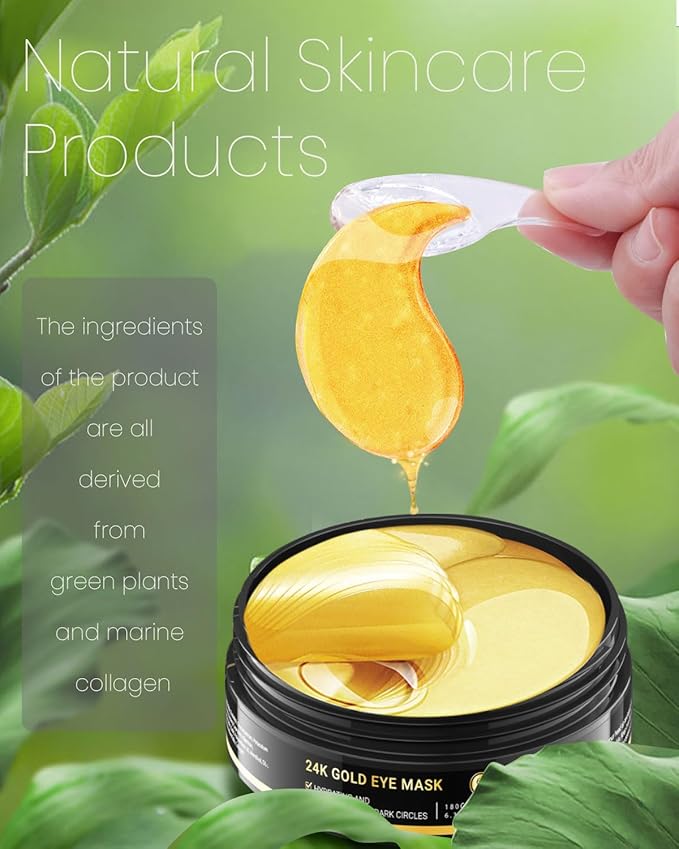 24k gold under-eye patches, 120