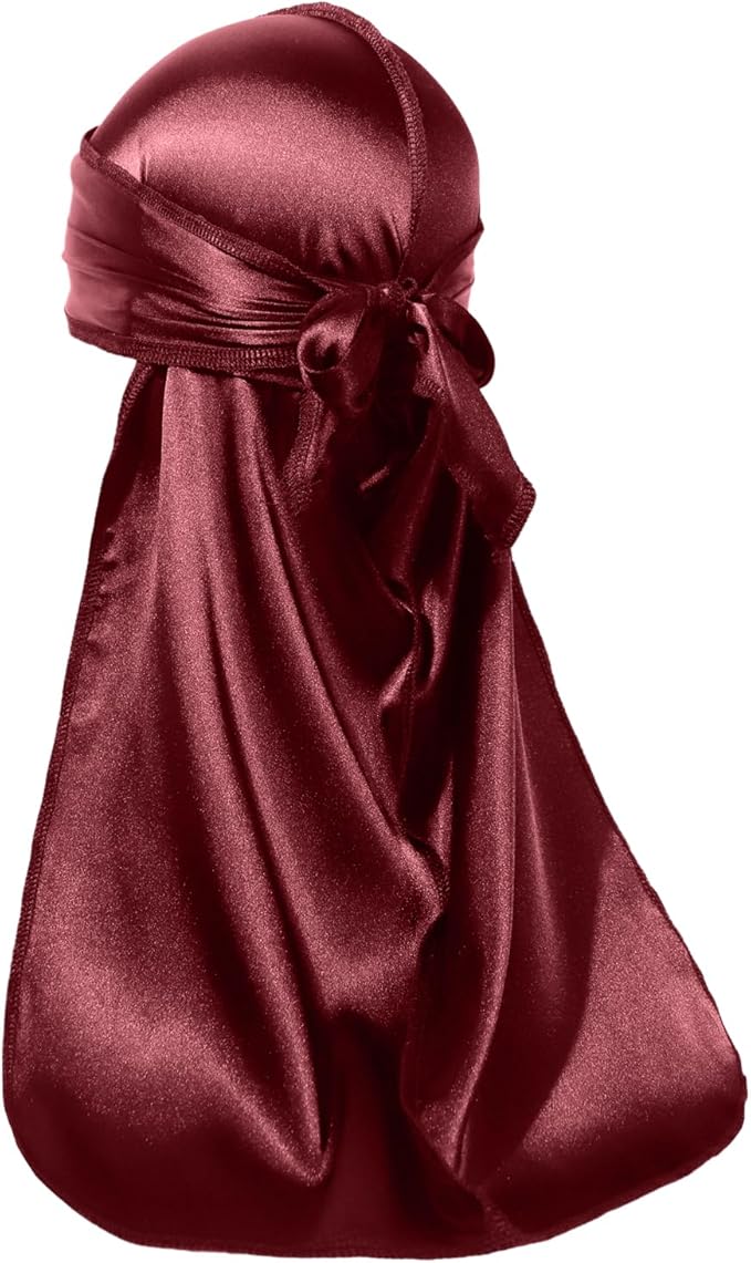 ForceWave Silky Durag for Men Wave Cap Satin Dorag for Men Women 360 Wave