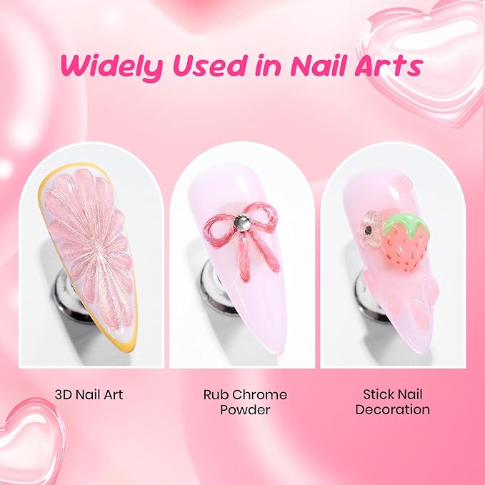 Beetles Valentine’s Limited Pink 3D Nail Sculpting Gel for 3D Gel Nail Art, 15ml Professional Pink Sculpt Gel, No Wipe U V/LED Cure, Easy One-Step Shaping, Pink Nail Gel for DIY Salon Gifts for Women