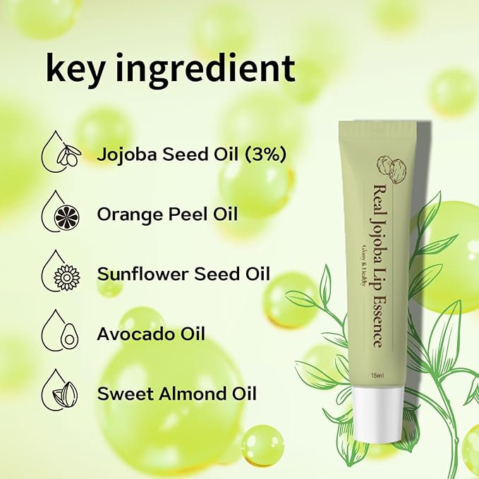 Real Jojoba Lip Essence Serum Moisturizing Travel