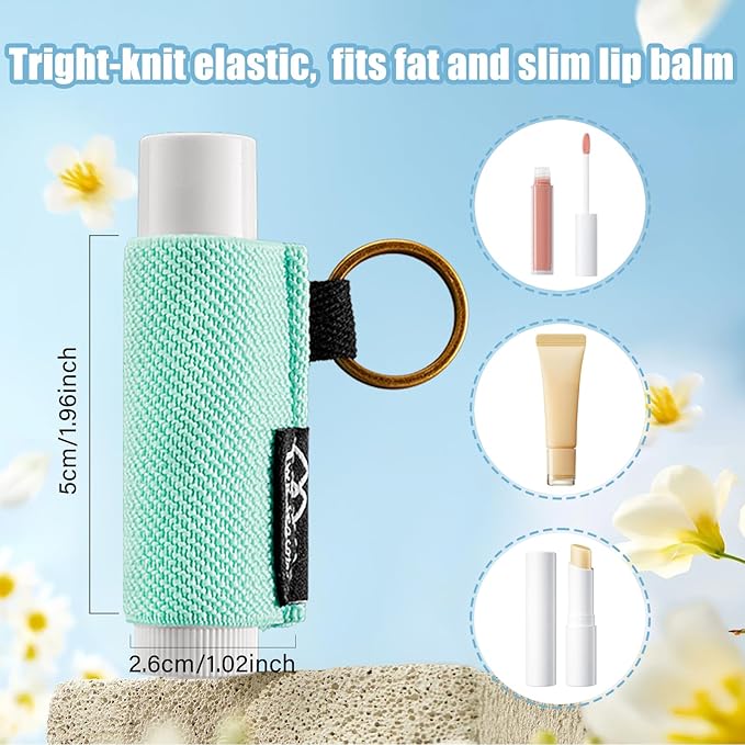 WK IEASON Lip Balm Holder Keychain