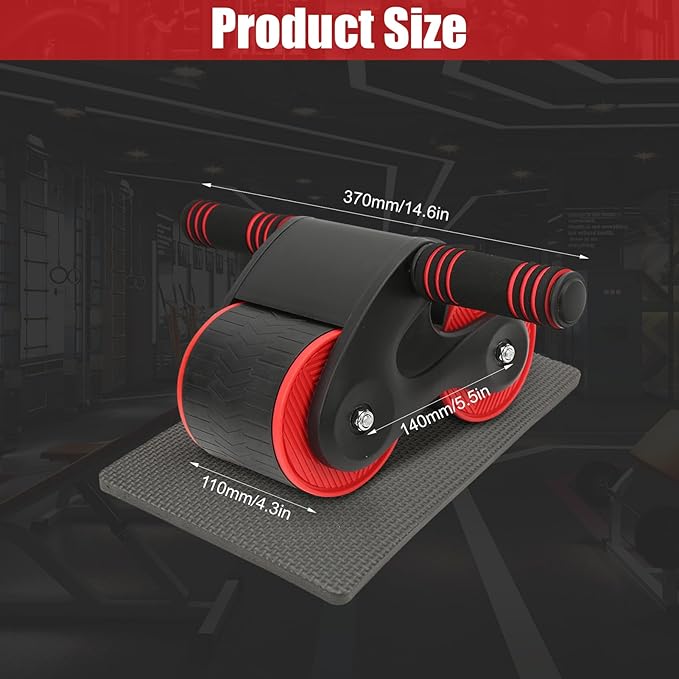 Abdomina Roller Workout Exerciser Equipment