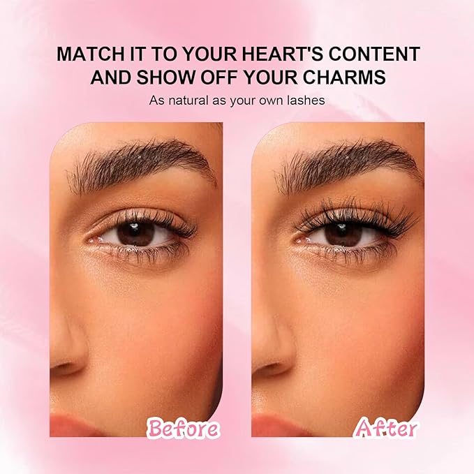 Lash Extension Kit DIY Lash Clusters 10-16mm 96pcs Individual Lashes Clusters Soft Thin Band Natural Volume Eyelash Extension with Lash Bond and Remover, Lash Tweezers for Self Use 30#