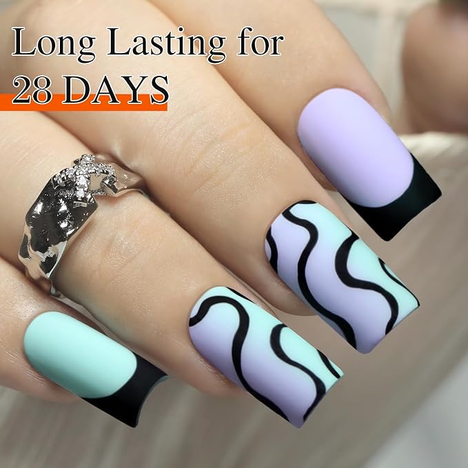 Double Rhythm 15 Ml Metallic Gel Liner Polish Nail Art Bronze Mirror Chrome Painted Drawing Stripper 3D Effect (Black Liner Art-L1005)
