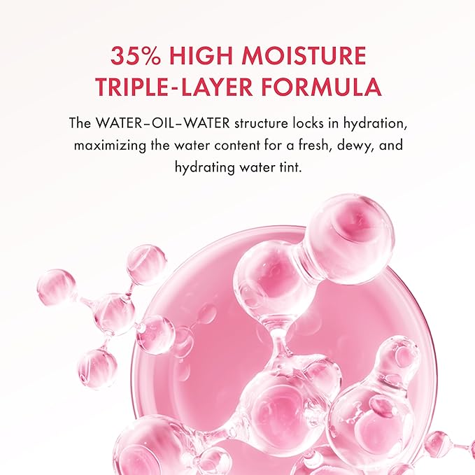 Amuse SEOUL Daisy Flower Dew Tint 02 BREEZE | 35% High-moisture Water Tint, Long-lasting, Vitamin E Acetate, Moisturizing, No Peel Off, Lip Treatment, Non Sticky, Korean Lip Tint for Dry Lips