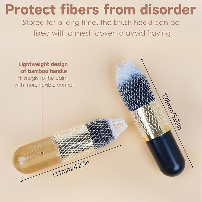 Makeup Brushes Blush Brush Foundation Brush With Bamboo Flawless Powder Cosmetic Professional Makeup Application