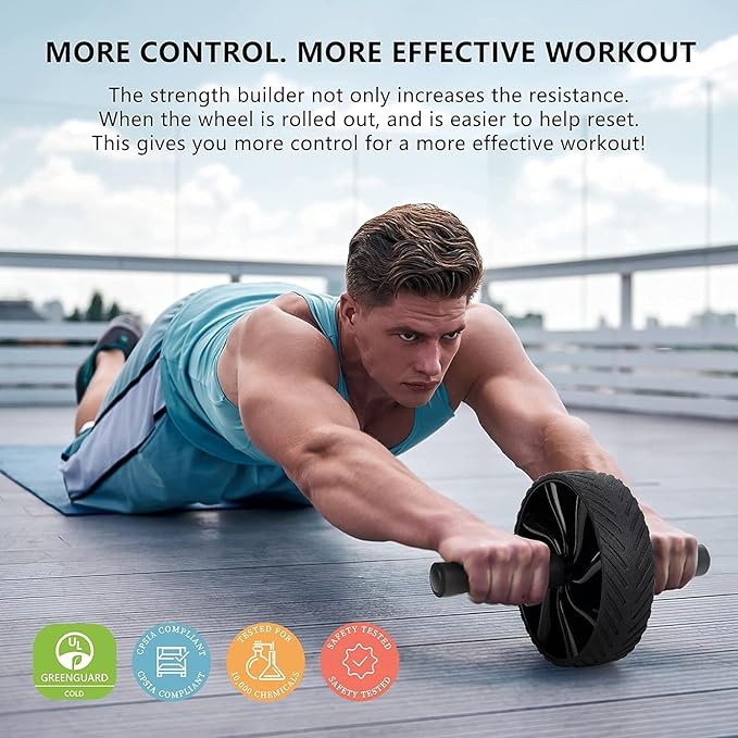 Abdominal Trainer Wheel - Abdominal Exercise Equipment