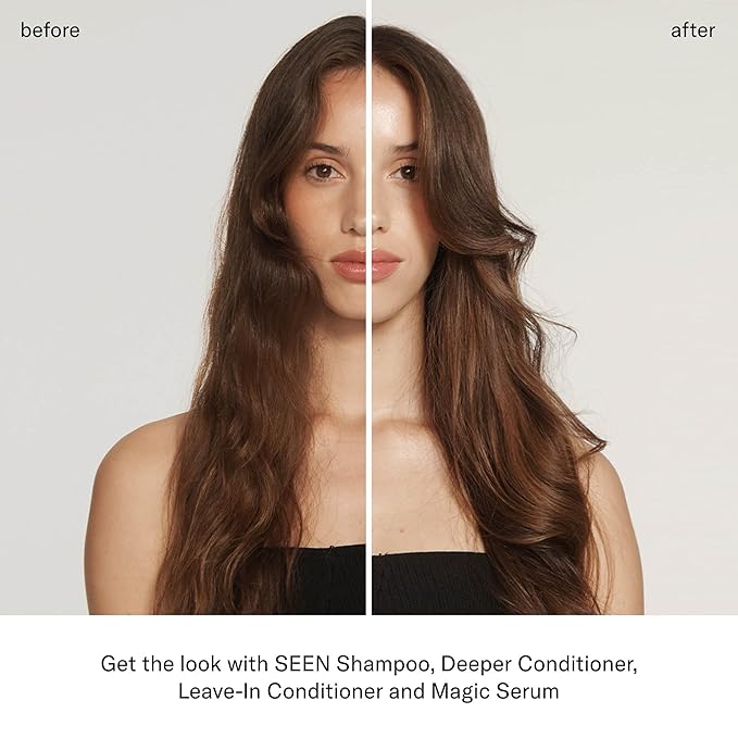 SEEN Deeper Conditioner - Non-Comedogenic & Formulated without Sulfates Hair Conditioner- Dermatologist-Developed (8.5 Fl. Oz, Scented)