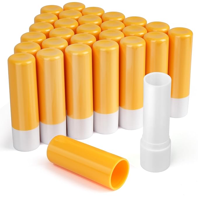 LotFancy Lip Balm Tubes Empty, 28Pcs