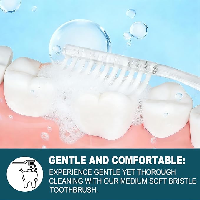 50pcs Disposable Toothbrushes with Toothpaste Individually Wrapped, 2 Color Disposable Toothbrush, 10g Toothpaste, Bulk Toothbrush Kit for Travel,Homeless,Hotel,Charity
