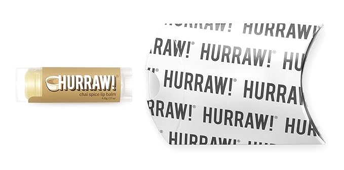 Hurraw! Chai Spice Lip Balm: Organic,