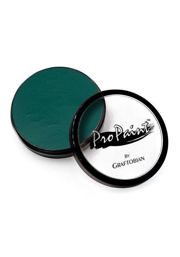 Graftobian Makeup ProPaint Face & Body Paint - Forest Green 30ml - Halloween Makeup - Costume Makeup for Adults - Body Paints for Adults - Face Paint Makeup - Skin Paint - Makeup Paint
