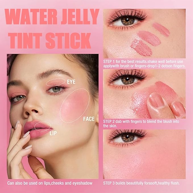 Milk Cooling Water Jelly Tint, Makeup Lip Tint Cooling
