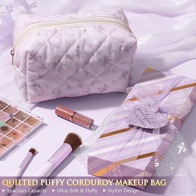 Teen Girl Gifts Trendy Stuff, 10 Positive Affirmation Cards & Empowering Challenges to Unlock 10 Wrapped Makeup Gift Set Motivational Birthday Valentines Day Gift Basket for Tween & Teenage Girls