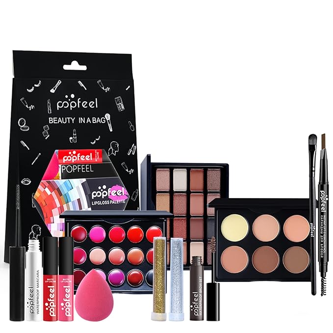 All-in-one Holiday Makeup Gift Set | Full Makeup