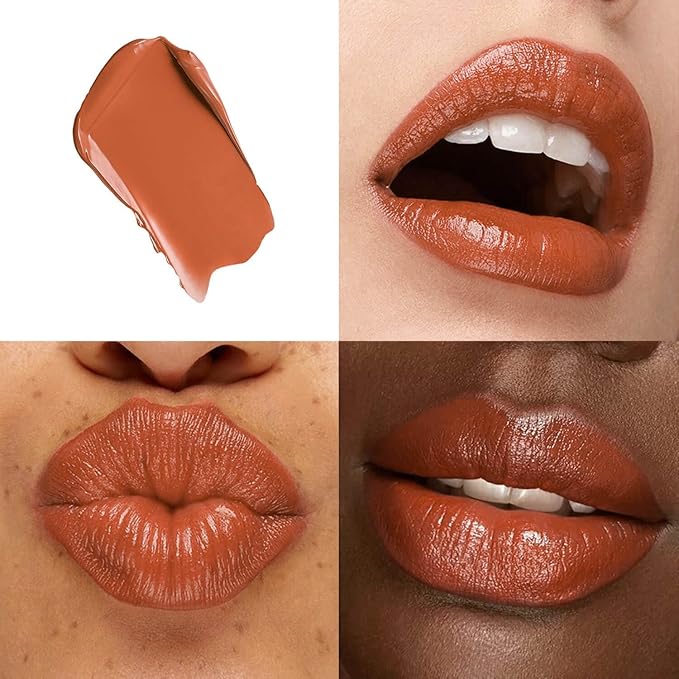 ilembane 2-Pack Petal Pink&Latte Brown Moisturizing Lipstick Set – Hydrating Creamy Lip Color for Dry, Cracked Lips, Weightless Glossy Lip Balm with Vitamin E, Long Lasting Vegan Lipstick