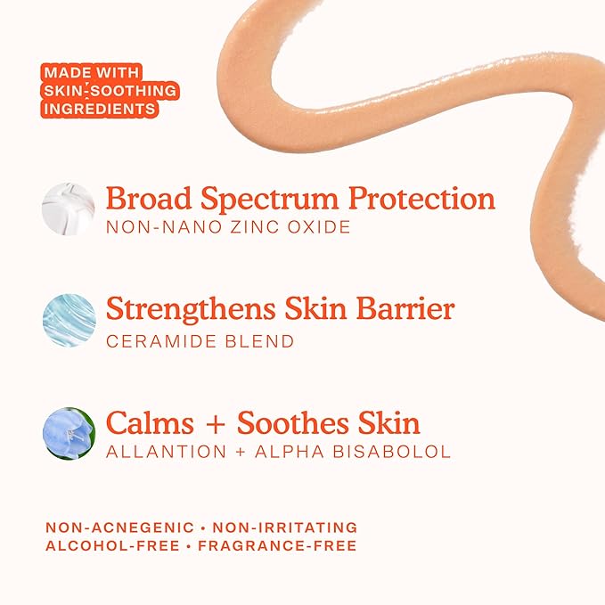 Tower 28 SOS FaceGuard SPF 30 - Broad Spectrum Mineral Sunscreen for Face with Ceramides for Sensitive Skin - Lightweight Zinc Oxide Face Sunscreen Lotion - Dermatologist-Tested Sun Skin Care (2.3 oz)