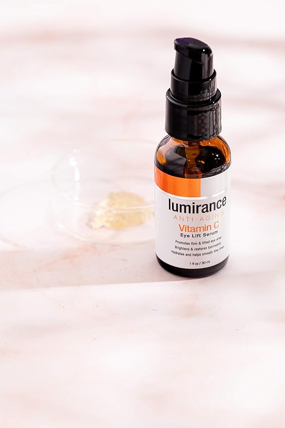 Lumirance Vitamin C Eye Lift Serum, Minimizes the Look of Wrinkles and Crows Feet, Helps with Firming and Dark Circles, 30ml/1 fl oz