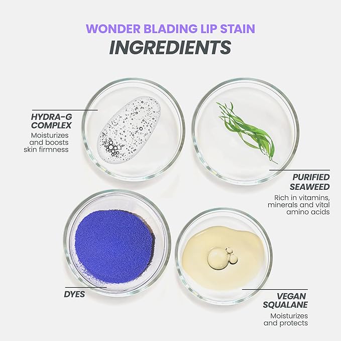 Wonderskin Wonder Blading Lip Stain Masque - Long Lasting, Waterproof and Transfer Proof Red Lip Tint, Matte Finish Peel Off Makeup (Hayley Masque)