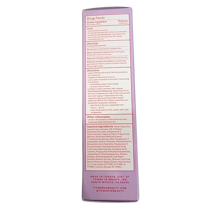 Tower 28 Beauty SunnyDays SPF 30 Tinted Mineral Sunscreen - For Sensitive Skin - 2-in-1 Facial Broad Spectrum UVA/UVB Protection + Foundation - Shade 70 VENICE, 1 Fl Oz