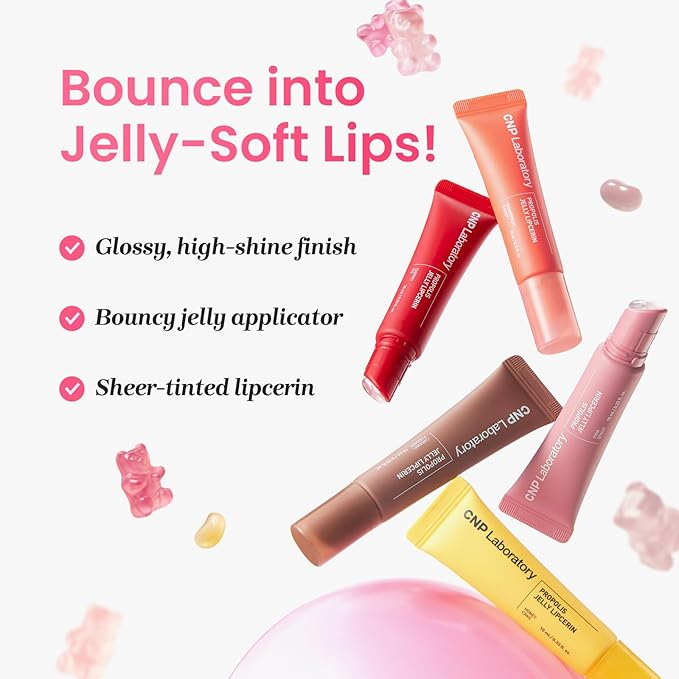 CNP Propolis Jelly Tinted Lipcerin™ - 04 Cherry Pie, Hydrating Lip Balm & Gloss with Manuka Honey + Hyaluronic Acid, Stocking Stuffers, Gifts for Women, 0.3 fl.oz.