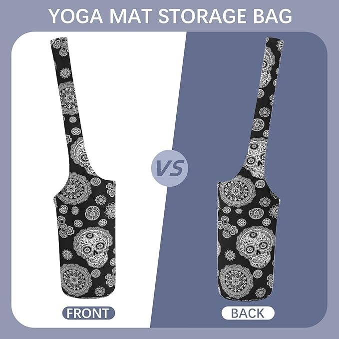 Stylish Yoga Mat Bag for Women Exercise Mat Holder with Shoulder Strap Yoga Mats Totes Sports Storage Bag