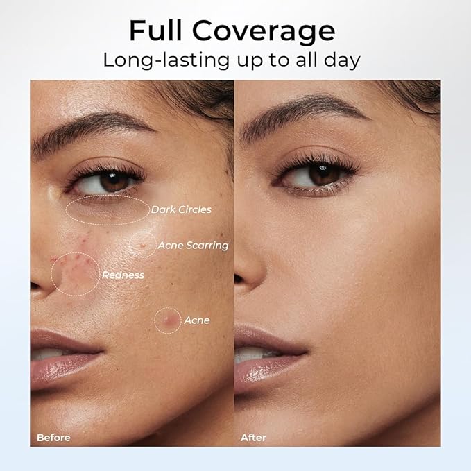 SACE LADY 2 in 1 Full Coverage Concealer Pen, Dual-End Concealer Stick Ultra Precise & Waterproof for Eye Dark Circles, Blackheads, Lightweight & Sweatproof (#03 Warm Natural)